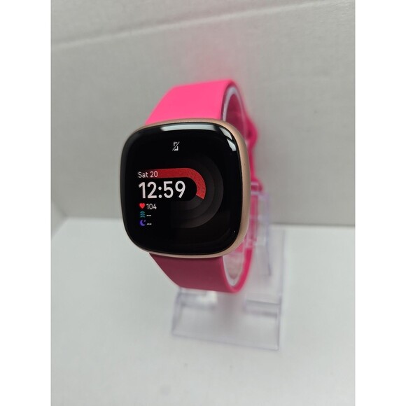 Fitbit Versa 4 GPS Smartwatch Charger Heart Rate Sleep Tracker Google Wallet NFC - Picture 2 of 11